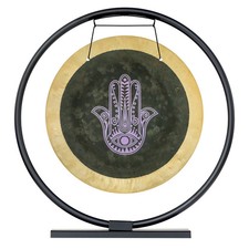 14" Hamsa Deep Breath Gong on Stands