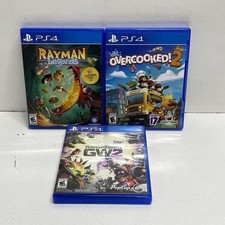 Overcooked 2 Rayman Legends Plants vs Zombies Garden Warfare 2 3 PS4 Game Lot