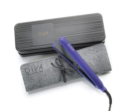 Diva Pro Styling Digitales Glätteisen und Styler, 1 Stück (1er Pack), Lila 