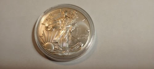 2017 1-oz .999 Fine Silver American Eagle $1 Coin BU