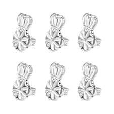 Earring Lifters Backs 925 Sterling Silver Earring Backs for Droopy Ears Adjustab
