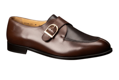 MAGNANNI Meris Brown Leather Monk Strap Loafer Size 11M