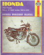 HONDA CB750 ( INCL K1-K7 F F1 F2 A ) 1969-79 OWNERS WORKSHOP MANUAL