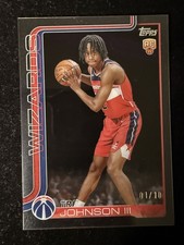 2025 Topps Basketball Tre Johnson III RC Acetate 1/10 SSP  1:13852 SSP