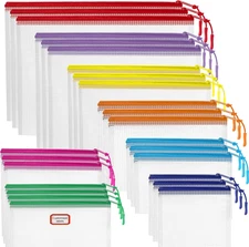 25Pcs Mesh Zipper Pouch Bags for Organization and Storage,Toy Storage Bags,Zippe