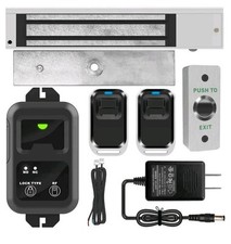 UHPPOTE Access Control Outswinging 600lb Electric Magnetic Door Lock Kit System