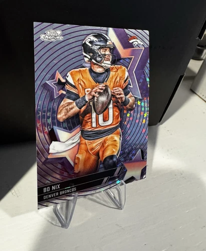2025 Topps Cosmic Chrome Bo Nix Base (RAW)