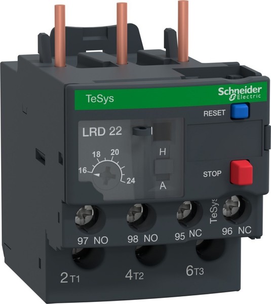 Schneider Electric Motorschutz-Relais LRD22 Thermisch Motorschutz-Relais-image