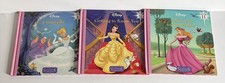 Disney Princess Storybook Library Lot of 3 Cinderella Belle Sleeping Beauty
