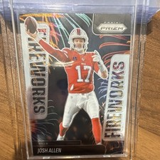 Panini Prizm Fireworks Josh Allen #23 Buffalo Bills 2025 Football Card