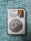 7K Metals U.S. State Series American Silver Eagle NGC MS70 - Montana