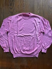 Loro Piana Cotton Knit Sweater Made in Italy Size L