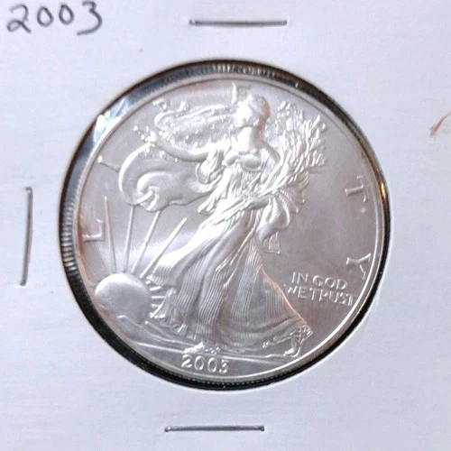 U.S. Mint American Eagle 2003 1 oz .999 Fine Silver Business Strike Coin