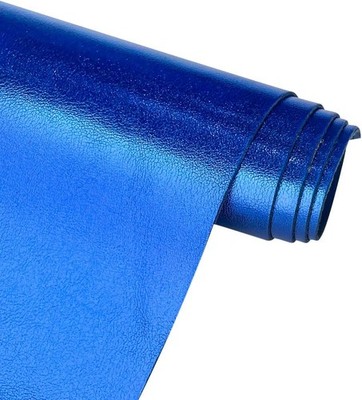 | Metallic Weiches Faux Leder Stoff, Lammfell Synthetik Kunstleder für 