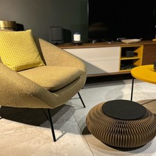 Paper Lounge Concertina Honeycomb Recycled Paper Foot Stool Side Table NEW