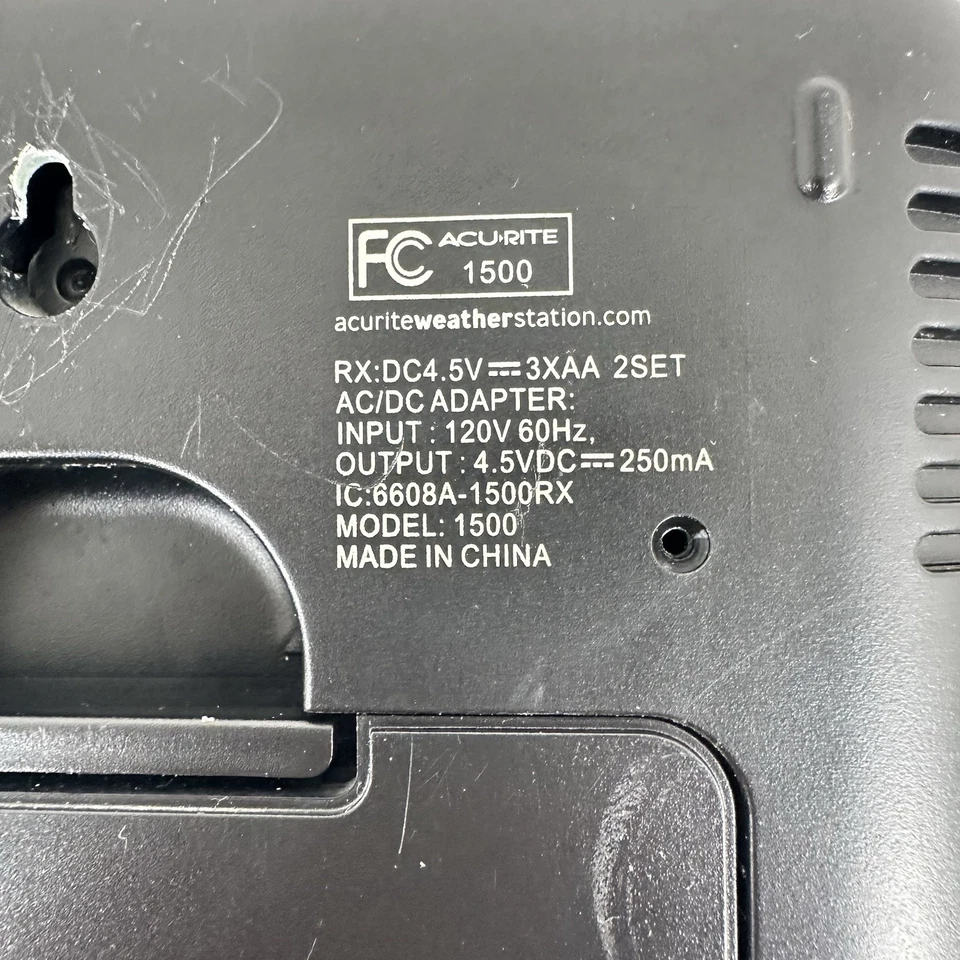 AcuRite 1500 Digital Display Weather Station Replacement Display Screen - Image 3 of 4