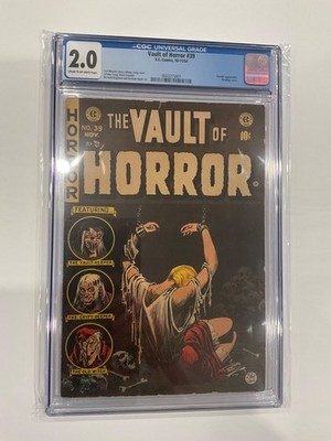 Vault of Horror 39 1954 CGC 2.0