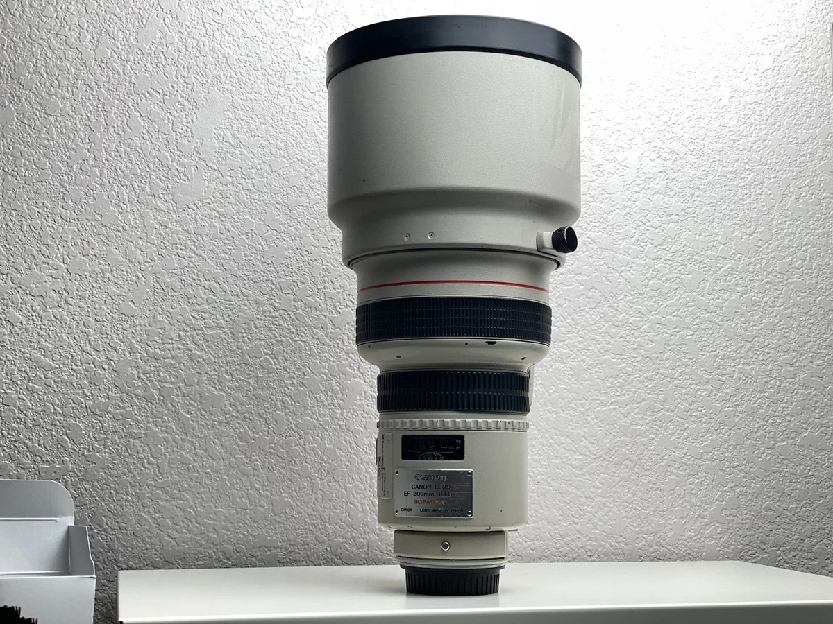 【希少】Canon EF 200mm F1.8 L USM PLフィルター付き 200mm Focal f/1.8 Camera Lenses for sale - eBay
