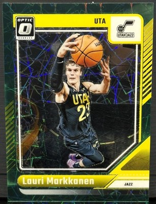 2024-25 Panini Donruss Optic #73 Lauri Markkanen - RARE Green Velocity #37/49!
