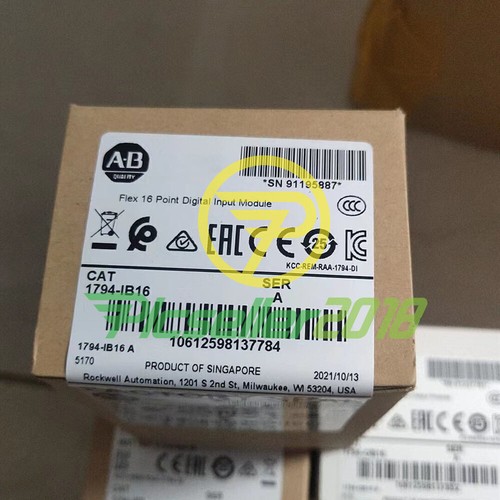 AB 1794-IB16 A Flex 16 Point I/O Input Module New Sealed IN TX - Picture 1 of 4