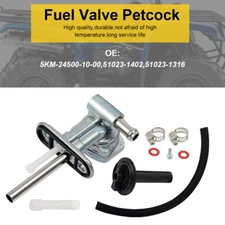 Fuel Valve Petcock & Lever For Yamaha Grizzly 660 YFM660F FA FH 4x4 2002-2008