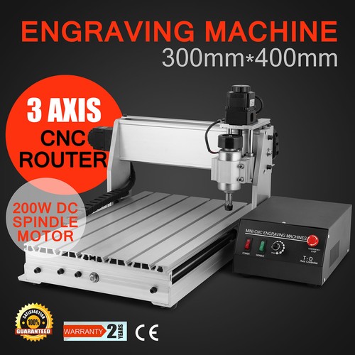 CNC ROUTER ENGRAVING MACHINE 3040 MORE PRECISE DESKTOP MILLING NEWEST DESIGN