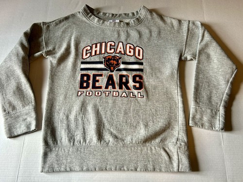 Size L 10/12 Girls NFL Team Apparel Chicago Bears Long Sleeve Sweatshirt