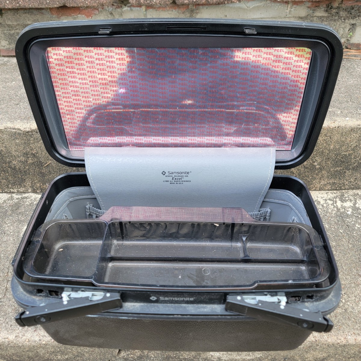 Vintage Samsonite Excel 1992 Black Cosmetic Case Luggage | eBay