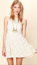 Free People Dress lace lined S