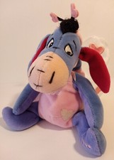 Eeyore VINTAGE 2000 DISNEY Plush Bean Lovebug with wings 7" Whinnie The Pooh