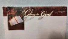 Vintage Christmas Stationery "Glory To God" Computer Printer Paper*100 sheets