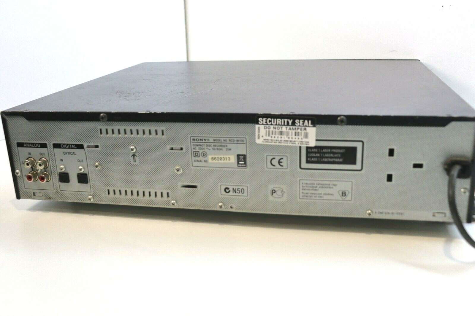 SONY RCDW100 dual CD Player / CD Recorder twin deck & remote BLACK