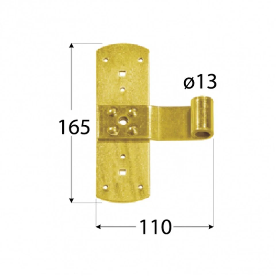 Winkelband Fensterladen Kloben Set Torband Schrauben Scharniere Türband verzinkt - Bild 3 von 4
