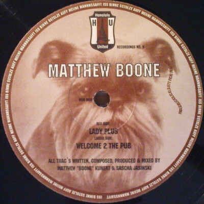 Matthew Boone - Lady Plus (12'') (Very Good (VG)) - 1211003397