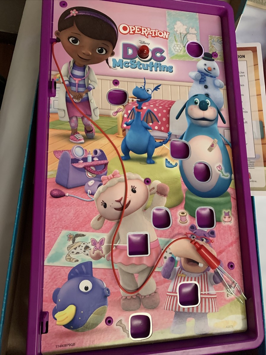 Disney Doc McStuffins Operation Board Game (Hasbro) 100% Complete