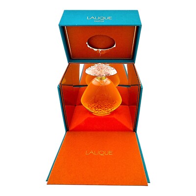 Lalique 1995 Limited Edition Jasmine Crystal Flacon 60ml Parfum Rare Collectors