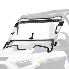 Scratch Resistant Flip Windshield For Polaris RZR XP Turbo S/ 2019+ XP 4 Turbo S