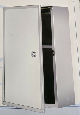 Framed Lockable Bathroom Medicine Cabinet Bath Storage Locking Surface Mount 816705011766 Ebay