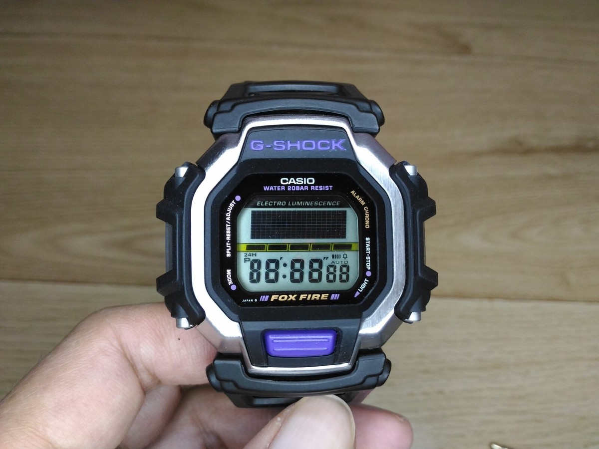 G-shock Gundam DW-8195-1A6 Wing Helmet Bezel Custom Black Vintage