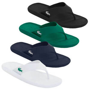 lacoste slip on slippers