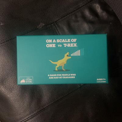 On A Scale Of One to T-rex (by Exploding Kittens) - Excellent Condition!