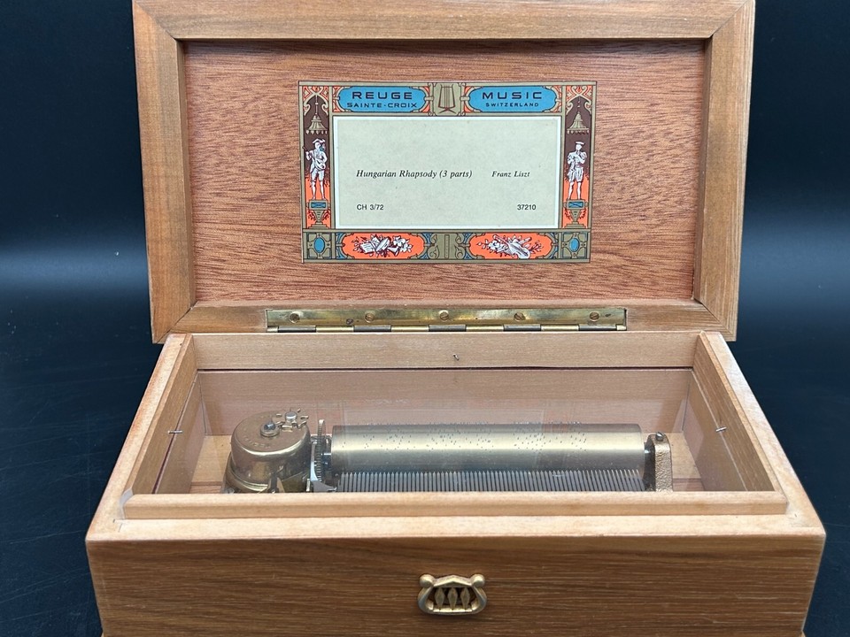 Reuge St. Croix Music Box Hungarian Rhapsody (3 parts) by F. Liszt eBay