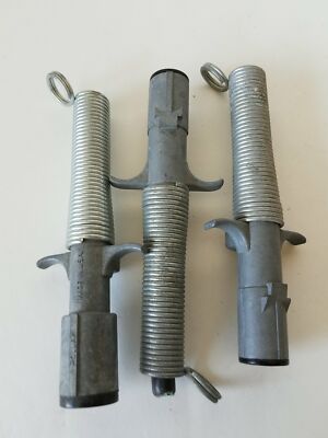 Pollak Trailer Plugs 2-Pieces 4-Hole & 1-Pc. 6-Hole With Cable Guard