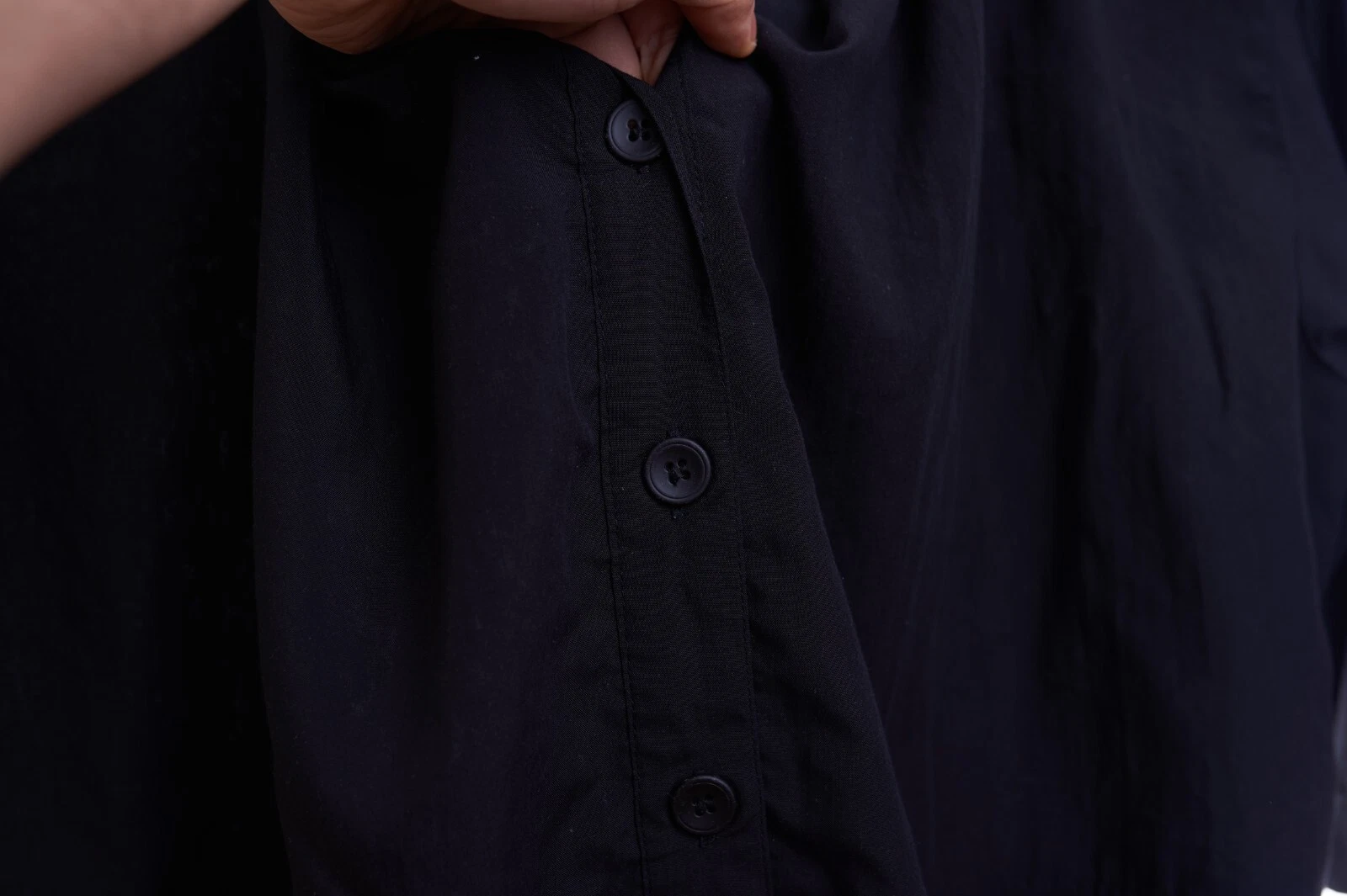 ACNE STUDIOS Jeans acne neri piccole tasche bottoni anteriori minimalisti #S13