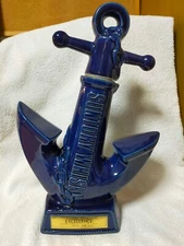 (Empty) Suntory Excellence Whisky Ship Anchor Big Pottery Bottle Limited Japan