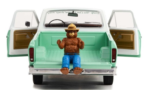 GREENLIGHT - FORD F-100 1975 Foresta OREST SERVICE VERDE - 1/18 - GREEN13636 - Foto 2 di 4