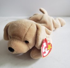 TY Beanie Baby Fetch the Dog Retired Tag Error