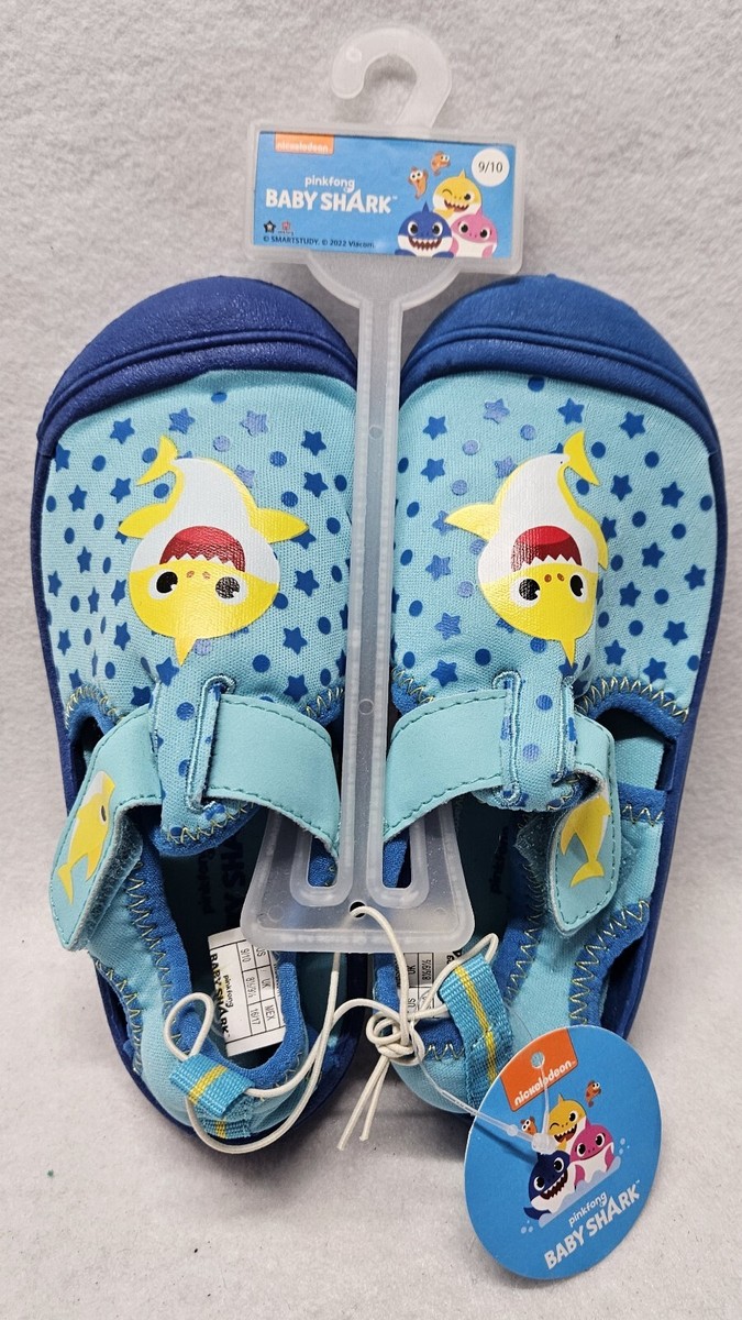 Nickelodeon Pinkfong Baby Shark Water Shoes Toddler Size 9/10-New