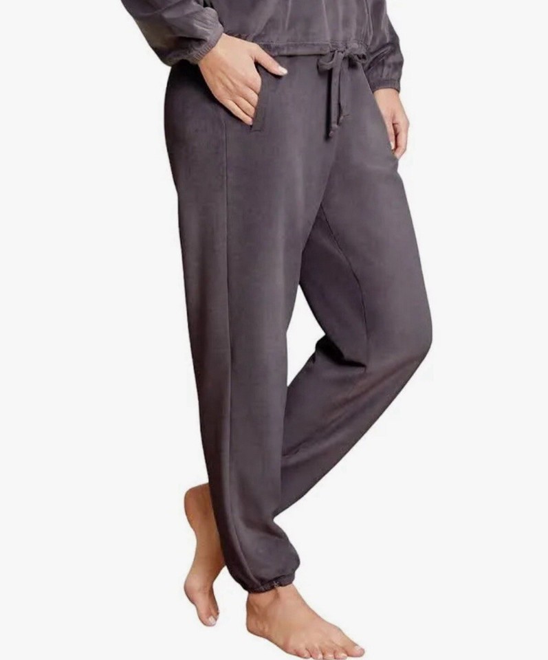 Barefoot Dreams Luxe Chic Joggers Steel Blue Gray Women’s 1X Tall eBay