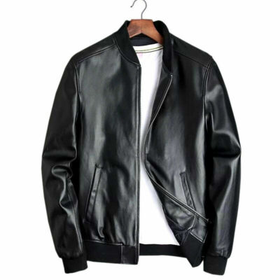 Herren Biker Klassisch Leder Bomber Vintage Distressed Winter Echt Leder Jacke